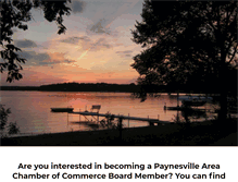 Tablet Screenshot of paynesvillechamber.org